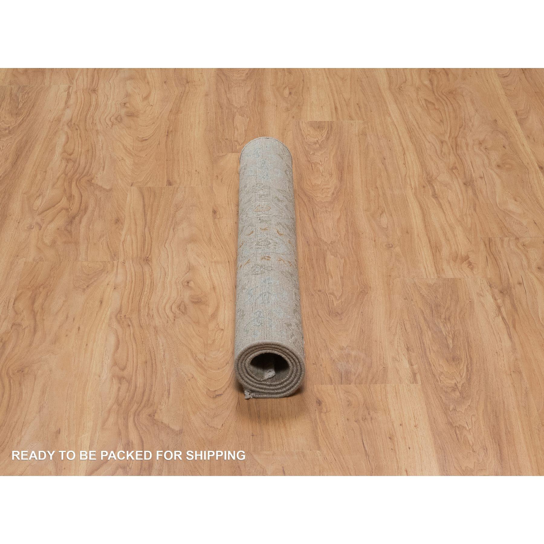 3'x4' Biber Braun Mamluke Design Reine Himalaya Wolle Handgeknüpft Teppich (21. Jahrhundert und zeitgenössisch) im Angebot