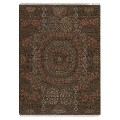 3'x4' Schokoladenbrauner Mamluke Design Reine Wolle Handgeknüpft Orientteppich