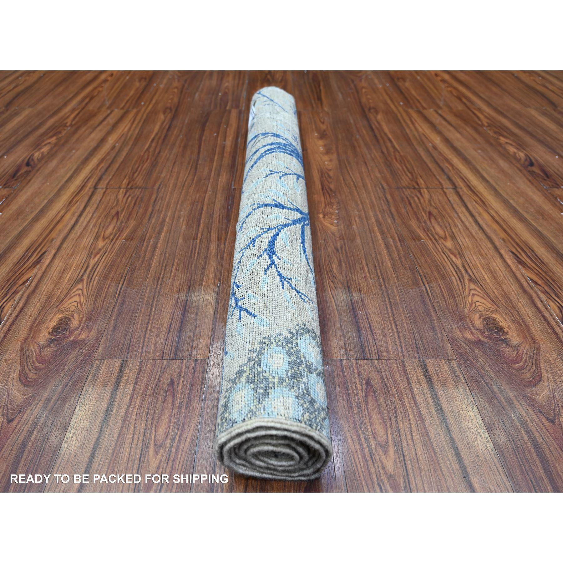 Hand-Knotted 3'x4'10