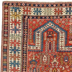 3'x4'9'' Antique Caucasian Shirvan Prayer Rug