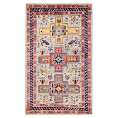 3
x5
Gray All Wool Hand Knotted Armenian Inspired Caucasian Design Rug 3
x5
Gray All Wool Hand Knotted Armenian Inspired Caucasian Design Rug