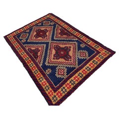 Hand-Knotted Afghan Baluch Rug Premium Hand-Spun Afghan Wool Fair Trade