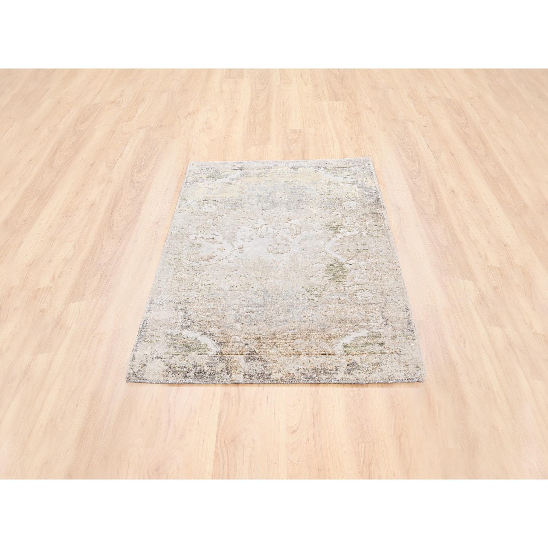 This is a truly genuine one-of-a-kind Hand Knotted Beige Modern Wool And Silk Oriental Rug. It has been Knotted for months and months in the centuries-old Persian weaving craftsmanship techniques by expert artisans.
Primary materials: Wool &