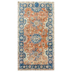 3x5 Tapis ancien Tabriz noué à la main - Laine Design géométrique
