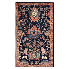 3
x5
Midnight Blue Heriz All Over Design Aryana Grade Hand Knotted Wool Rug