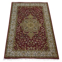 3
x5
Ruby Red Kashan Design Fine 250 KPSI New Zealand Wool Hand Knotted Rug