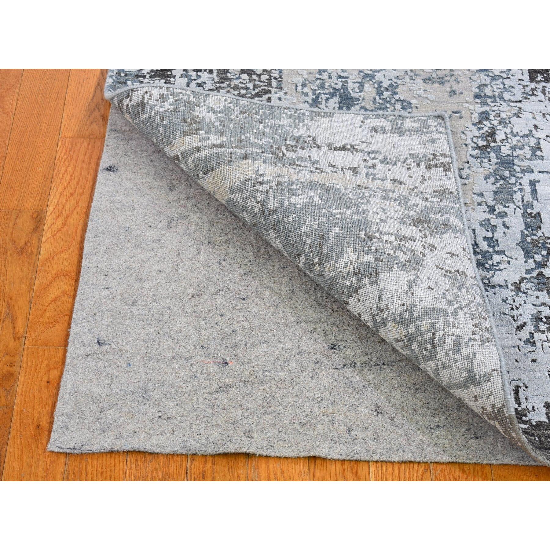 Moderne 3'x5' Tapis en laine Persan Knots Denser Weave Abstract Design noué à la main en vente