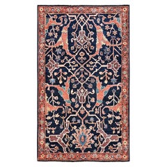 3'x5' Yale Blue Aryana Grade Bijar Garus Design Soft Wool Hand Knotted Rug