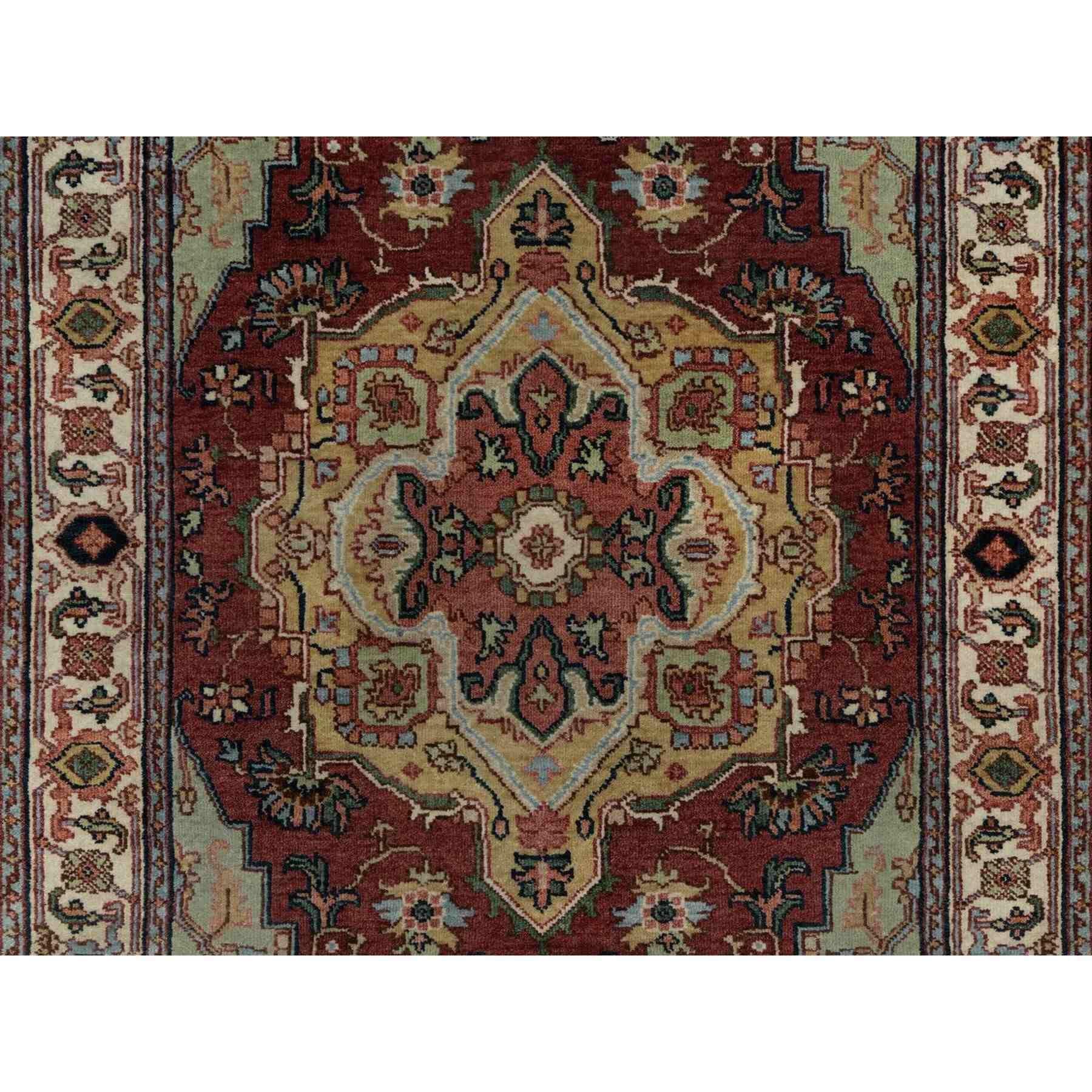 Annodato a mano Tappeto in lana annodato a mano 3'x5'1