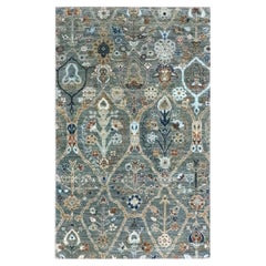 3
x5
2" Basilikum Grün Alle Wolle Spalier Randlos Garten Design Hand geknüpft Teppich