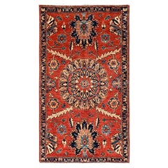 3
x5
2" Red Northwest Persian Flower Design Hand Knotted All Wool Oriental Rug