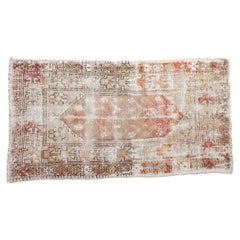 Retro Distressed Oushak Rug