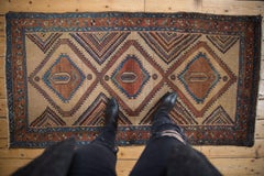 Antique Camel Hair Serab Rug Runner