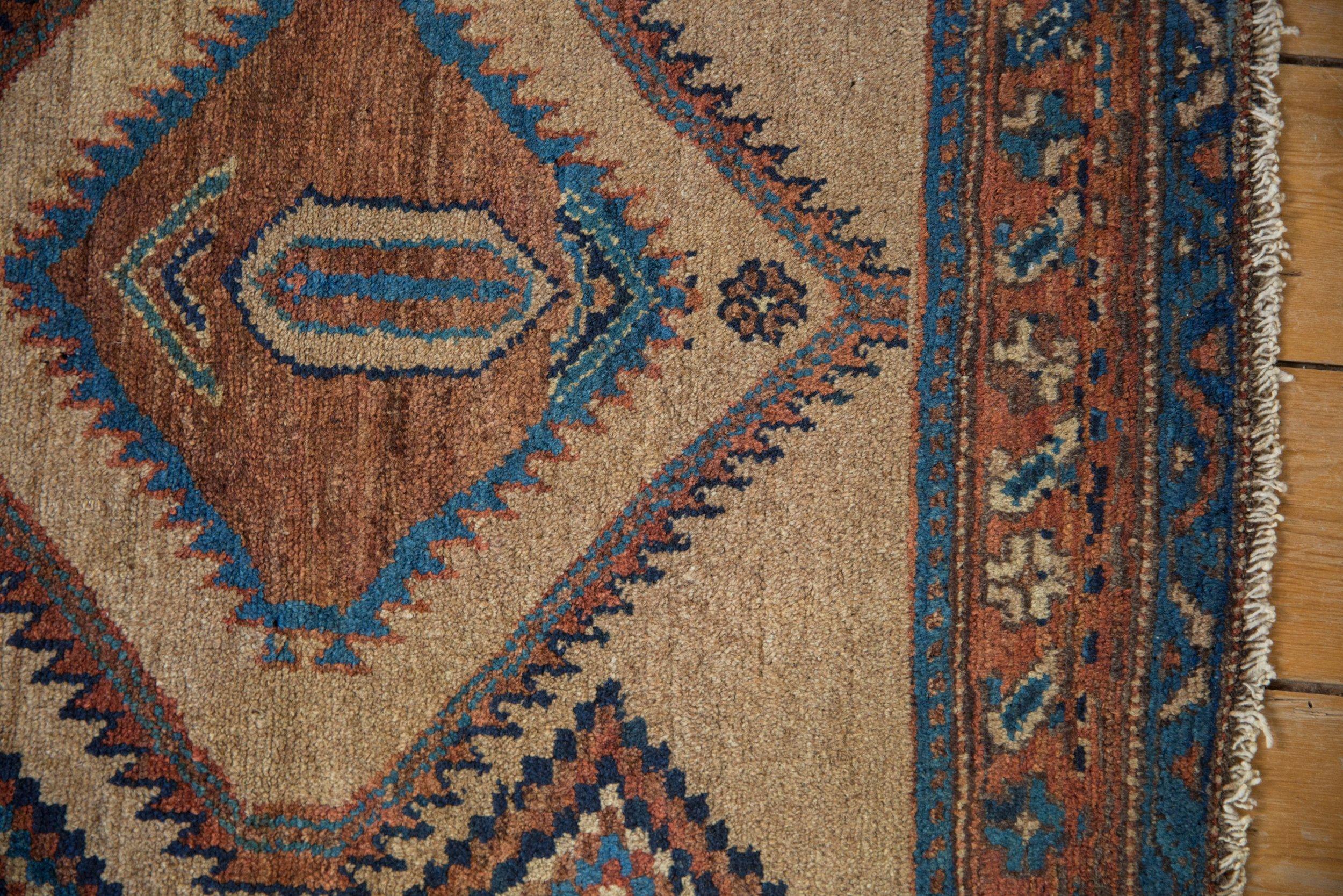 Persian Antique Camel Hair Serab Rug Runner For Sale