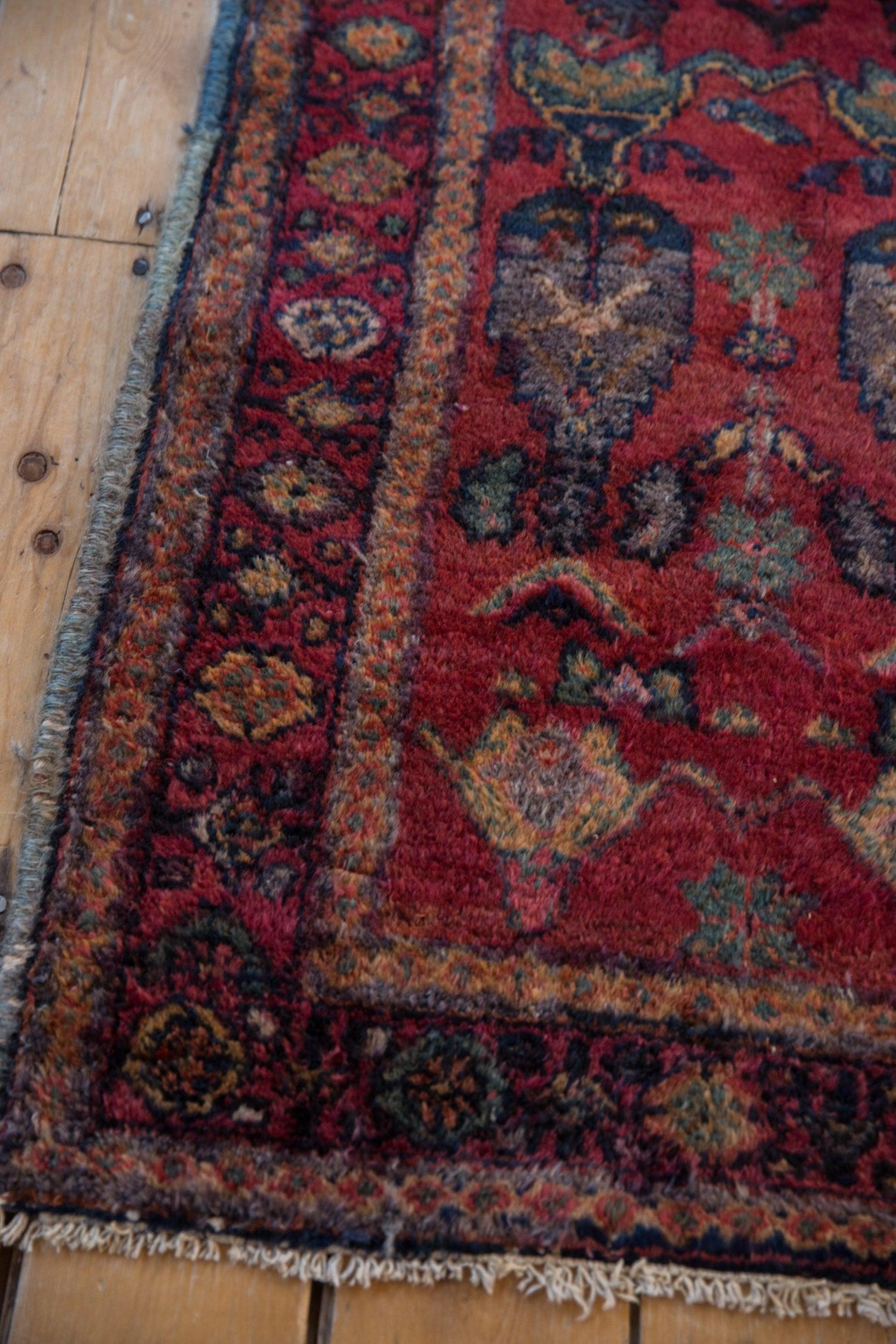 Early 20th Century Vintage Fine Lilihan Rug Runner For Sale