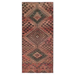 3
x7
2" Rose Vintage Persan Shiraz Laine nouée à la main Tapis de course Even Wear