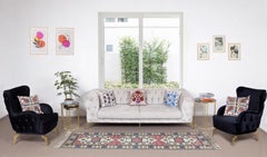 3x9 Ft Traditional Vintage Hand Knotted Anatolian Wool Runner Rug for Hallway