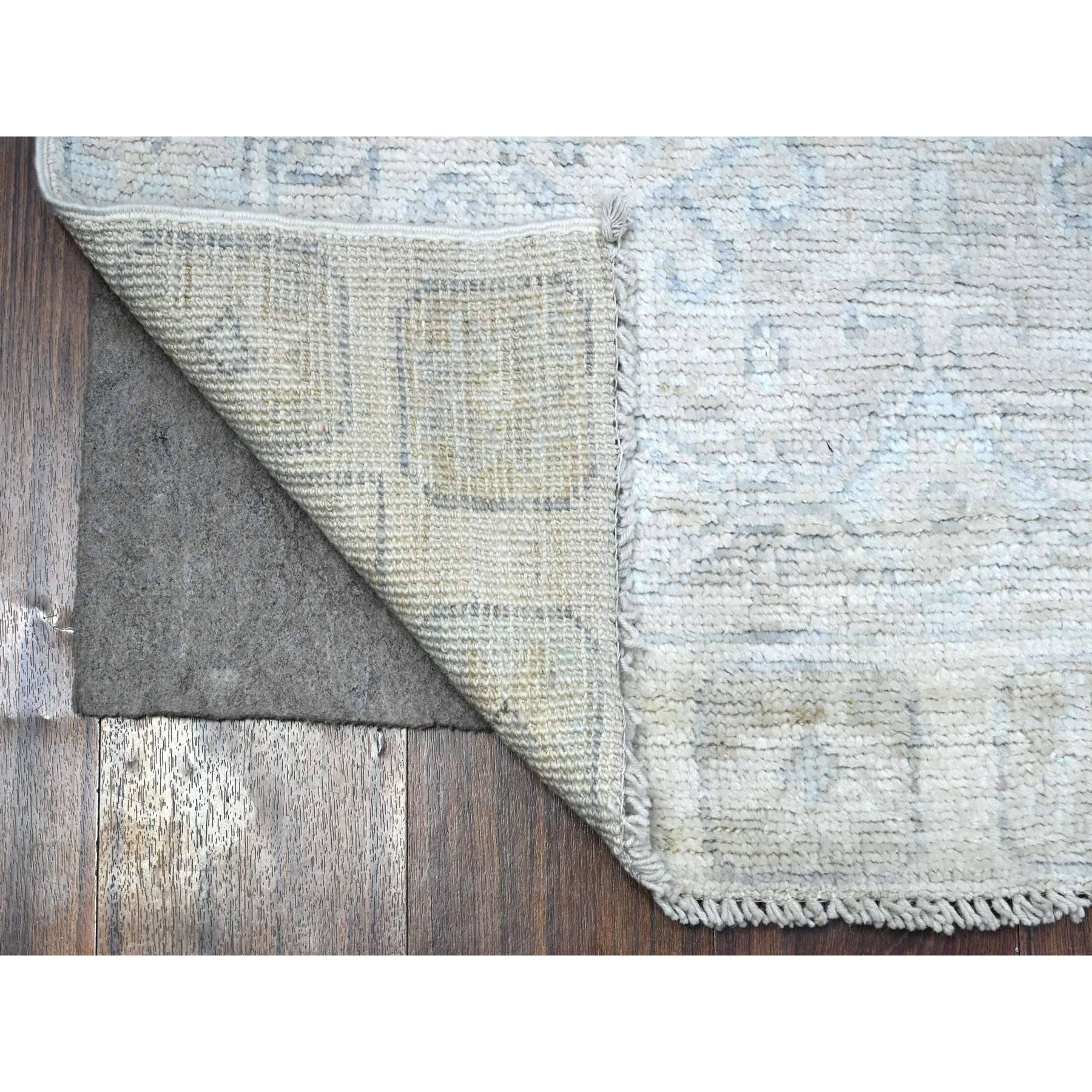 This is a truly genuine one-of-a-kind Anatolian Village Inspired, Hand Knotted, Pure Wool, Oriental Rug. It has been Knotted for months and months in the centuries-old weaving craftsmanship techniques by expert artisans.
Primary materials: