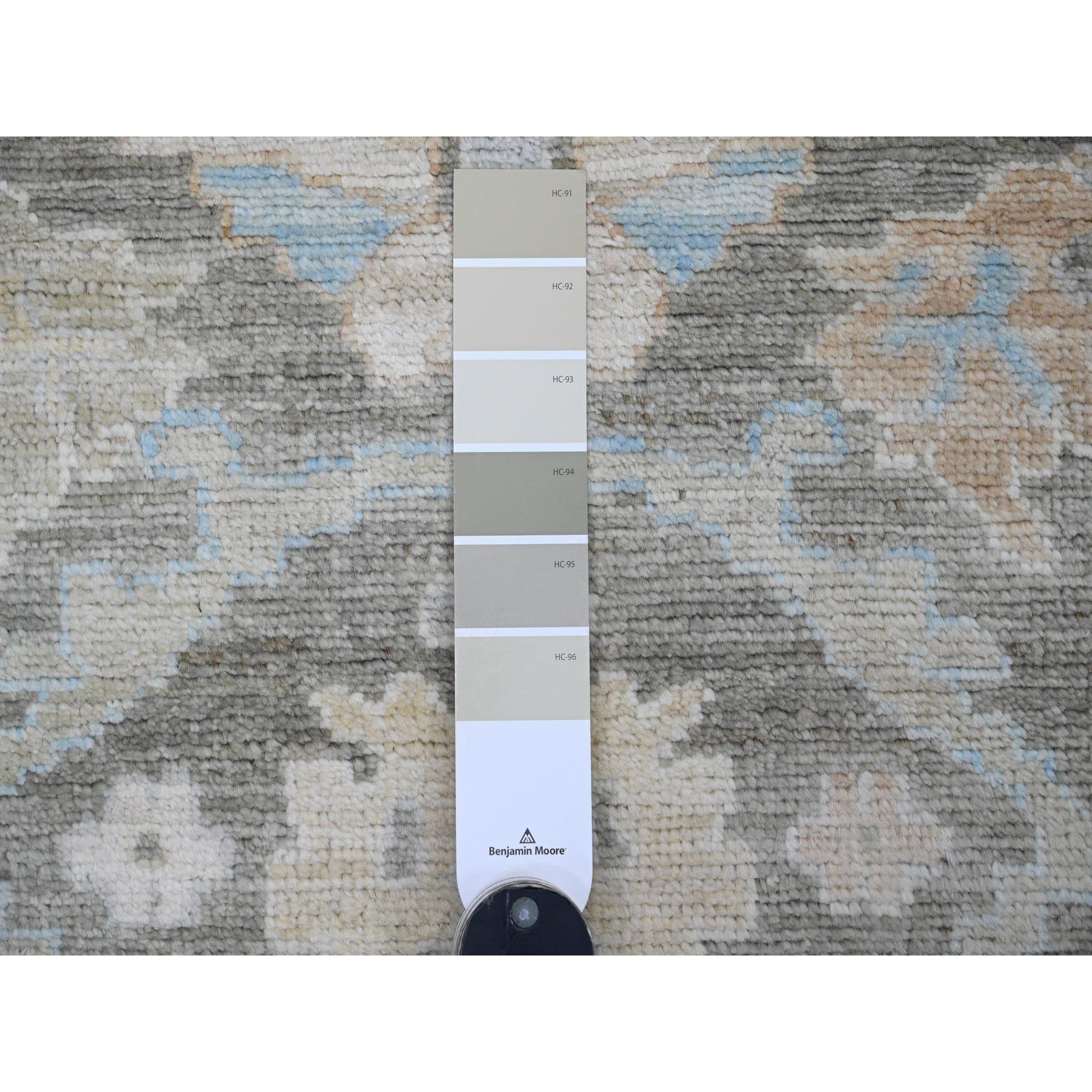 Afghano Tappeto Runner in lana 3'x9'8