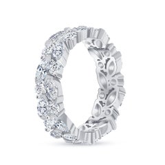 4 1/2 ct. Marquise & Round Diamond Eternity Band H, VS
