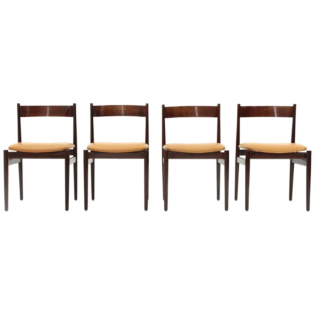 4 '107' Chairs by Gianfranco Frattini for Cassina, 1960s For Sale