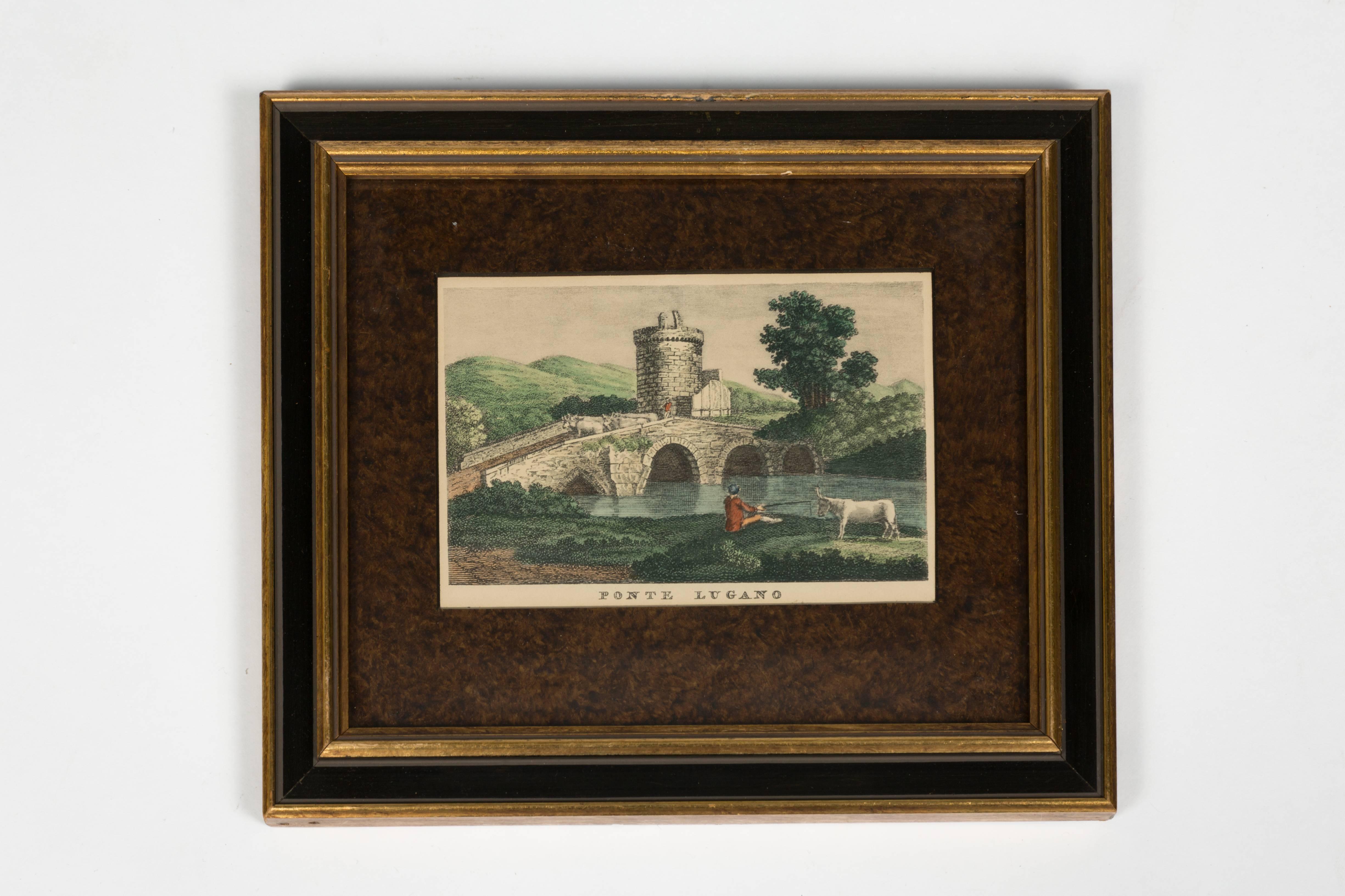 Four 18th Century Classical Prints of Rome In Good Condition In Tarrytown, NY