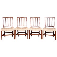4 18th Century Georgian Dining Chairs Mahogany