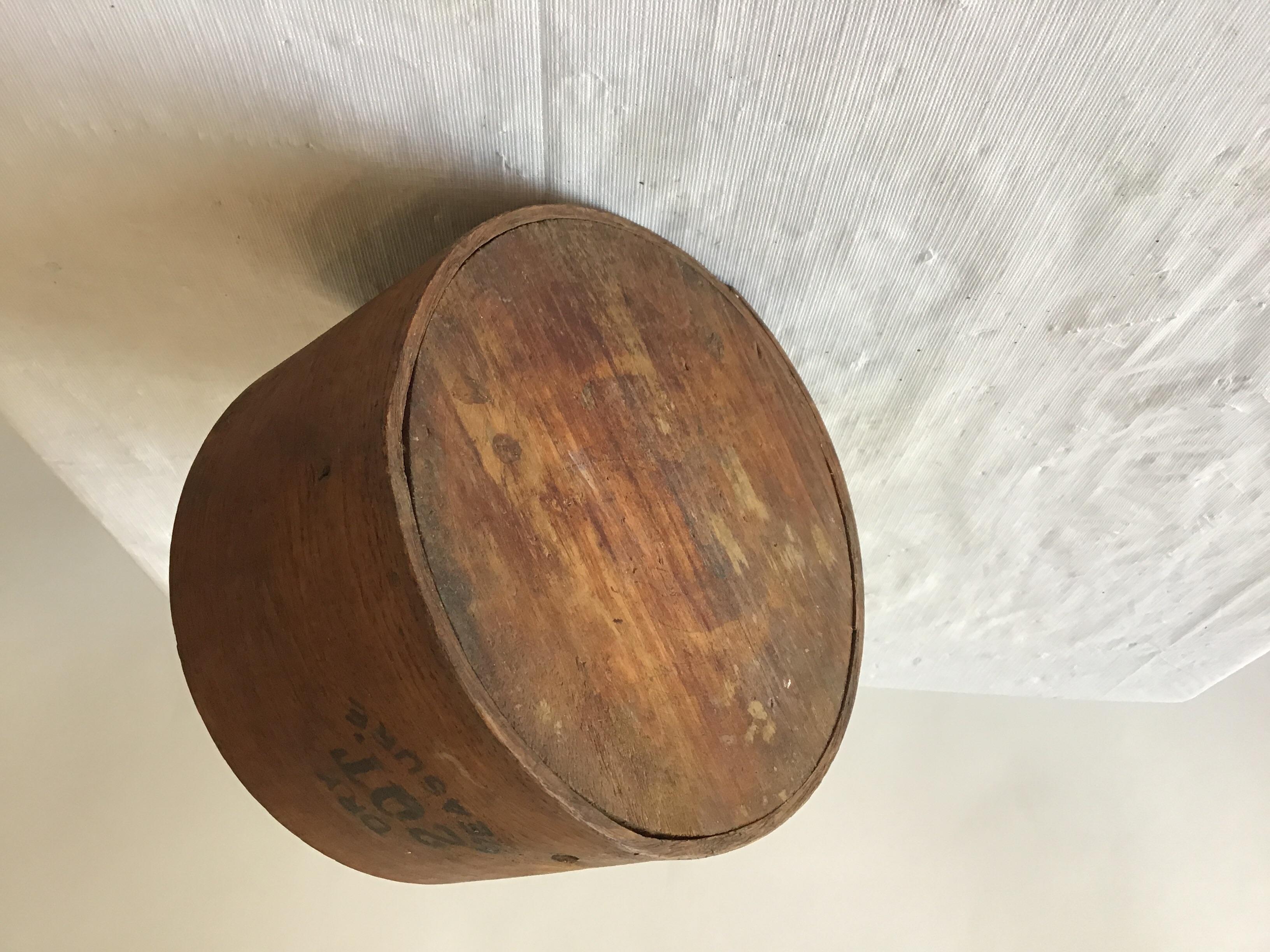 4 Récipients à mesurer en Wood Grain de EB Frye and Sons du 19e siècle en vente 8