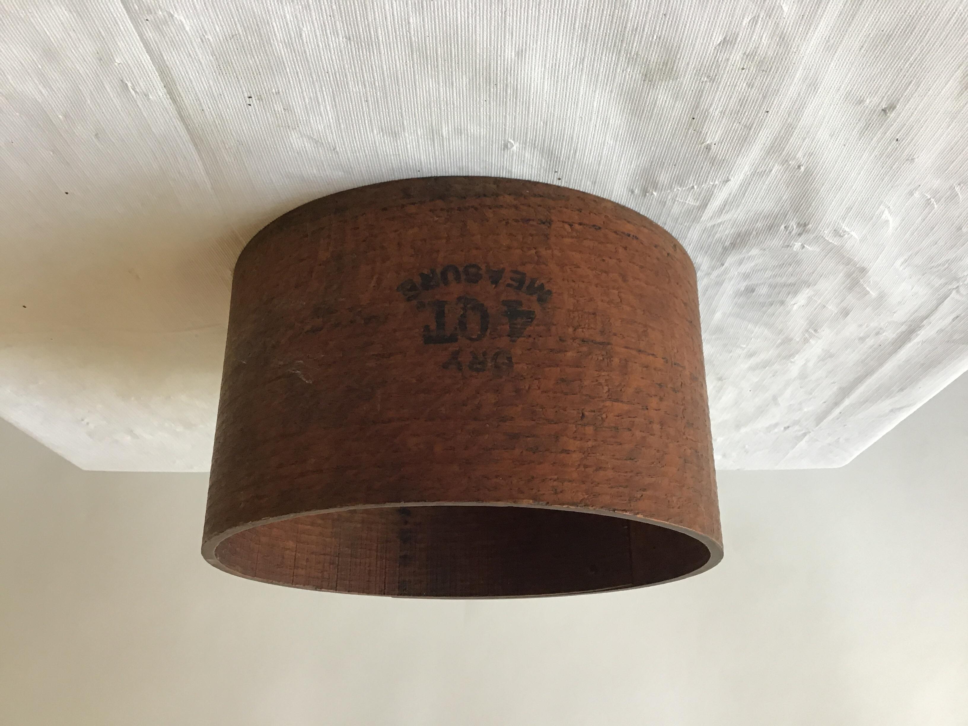 4 Récipients à mesurer en Wood Grain de EB Frye and Sons du 19e siècle en vente 3