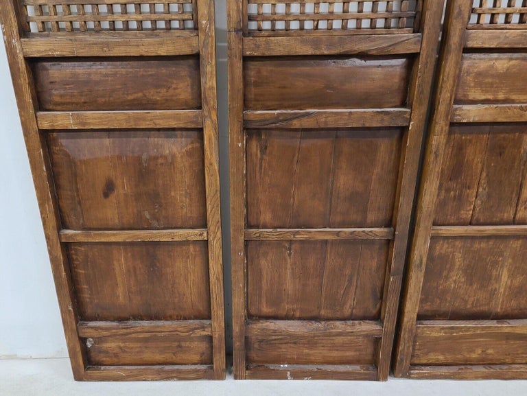 '4' 19th Century Chinese Doors Screens Wall Panels For Sale 6
