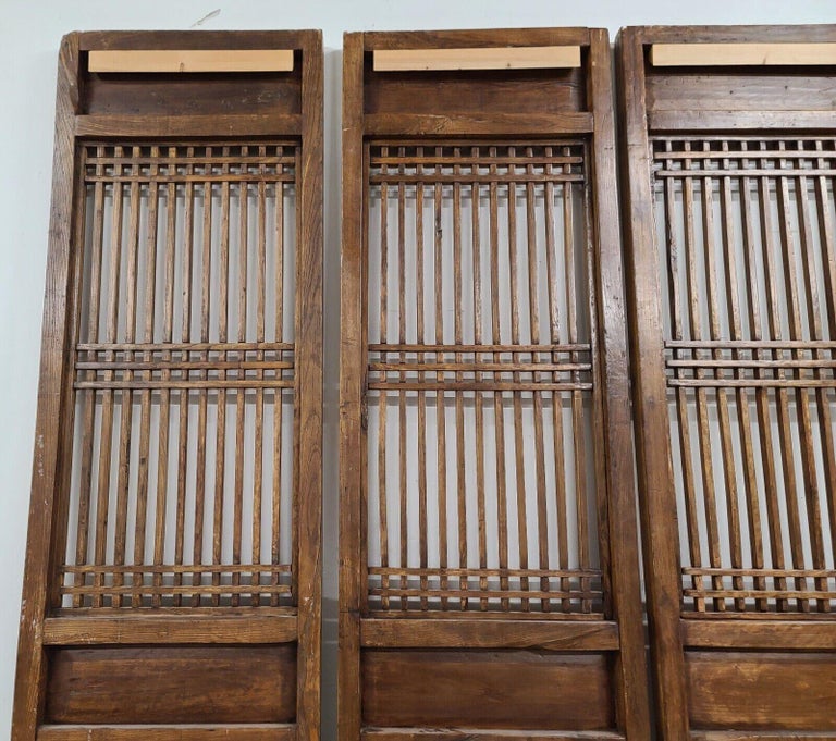 '4' 19th Century Chinese Doors Screens Wall Panels For Sale 7