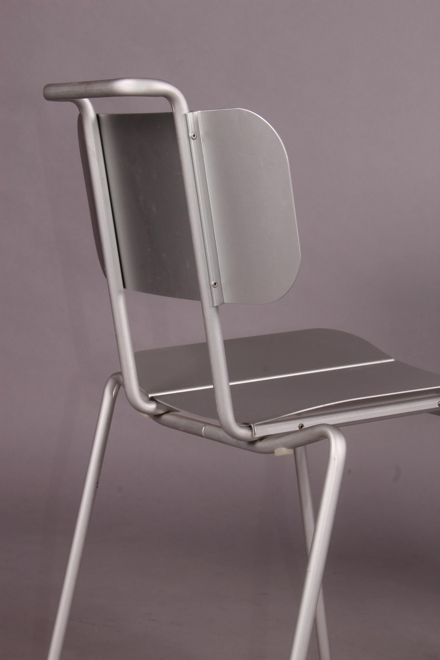 4 Aluminium Chairs 2