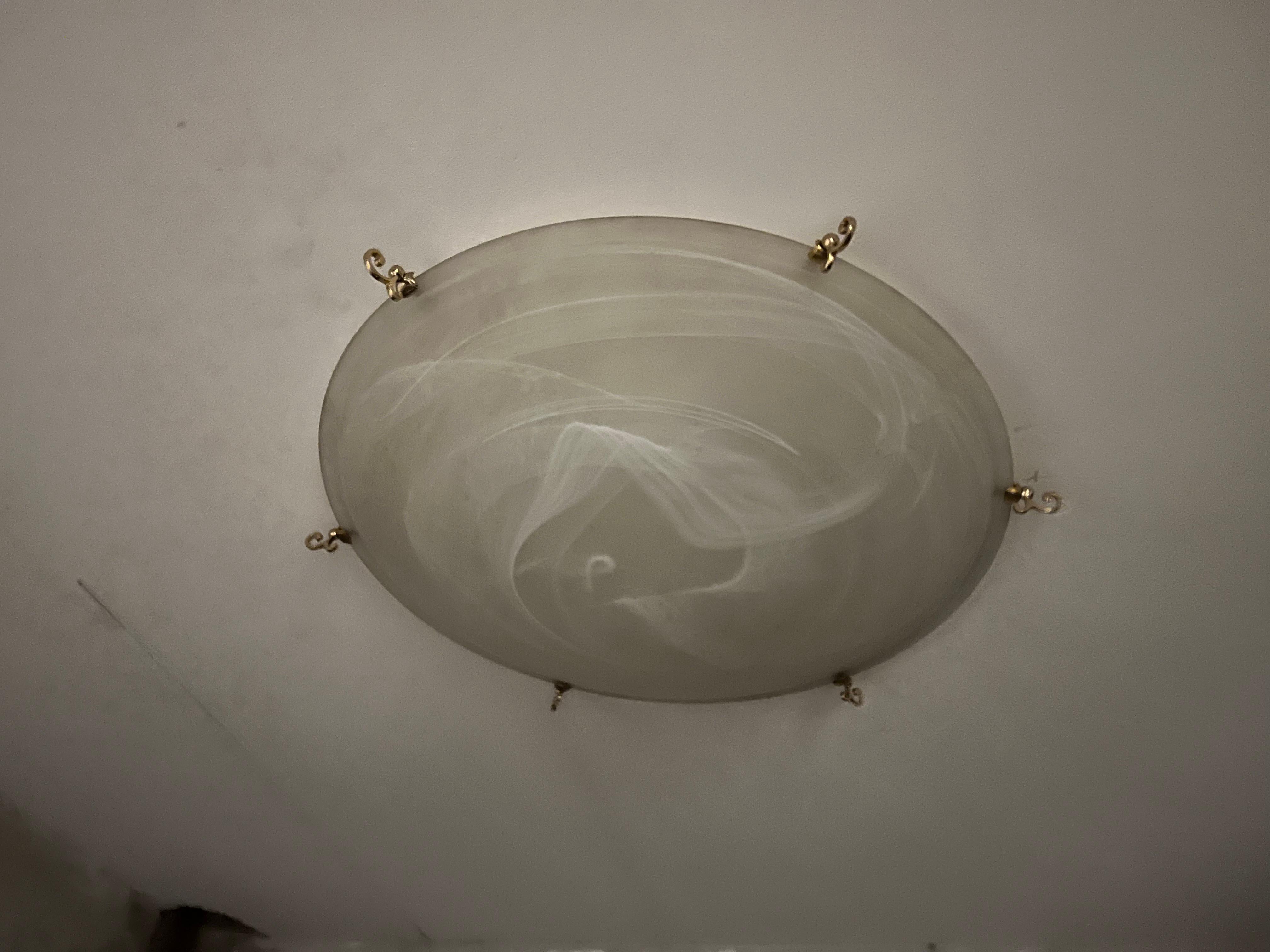 Mid-20th Century 4 Amaizing Ceiling Lights, Italian, in Murano , Style, Art Deco, 1930 For Sale