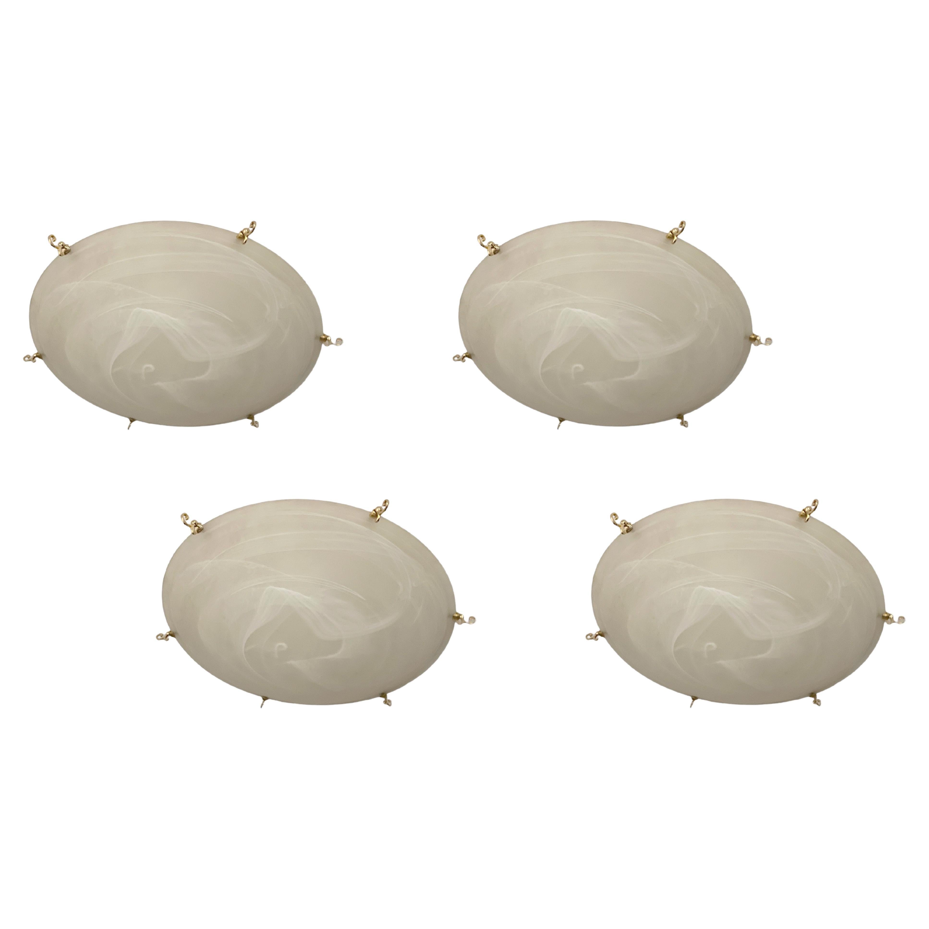 4 Amaizing Ceiling Lights, Italian, Style, Art Deco, 1930