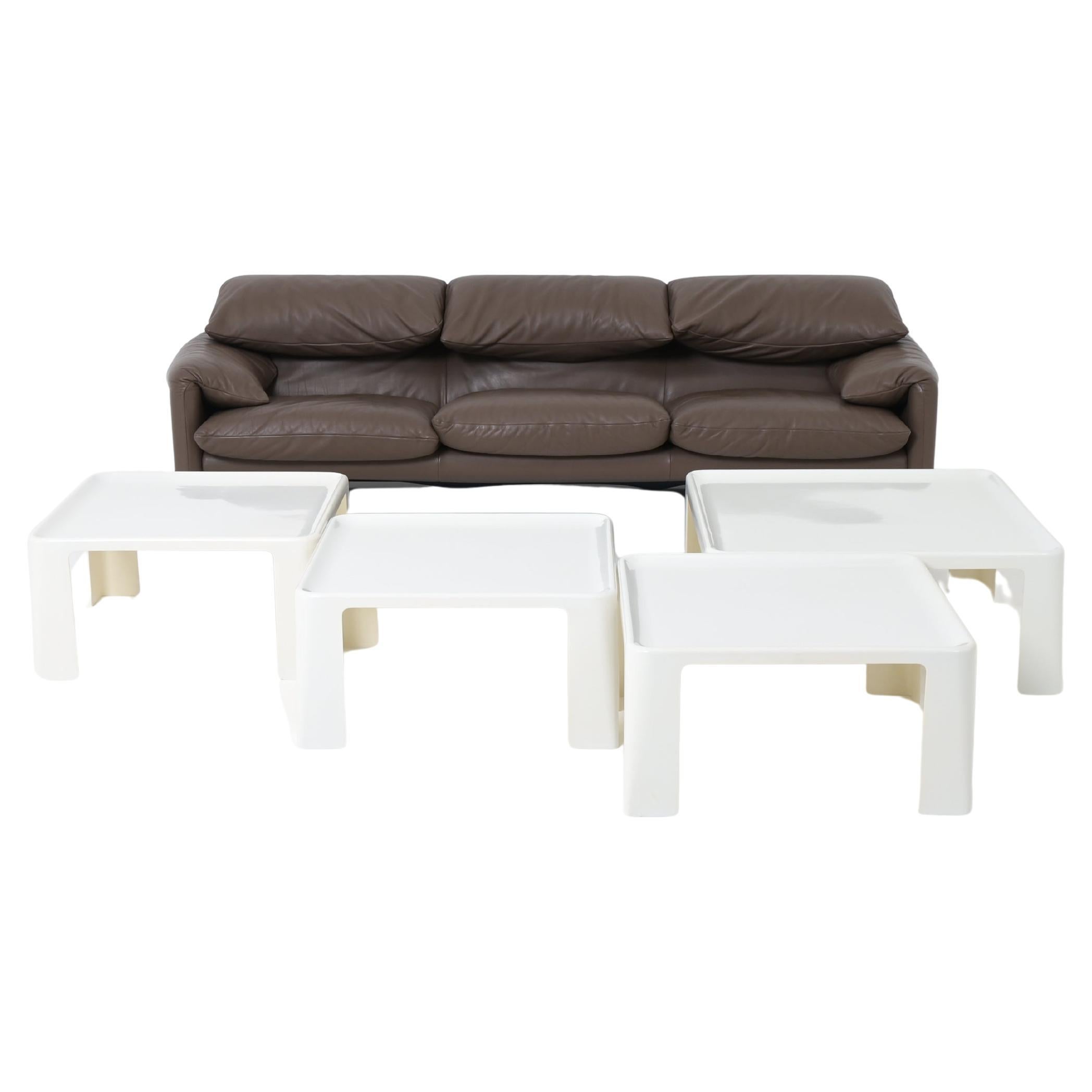 4 Mesa de centro Amanta de Mario Bellini