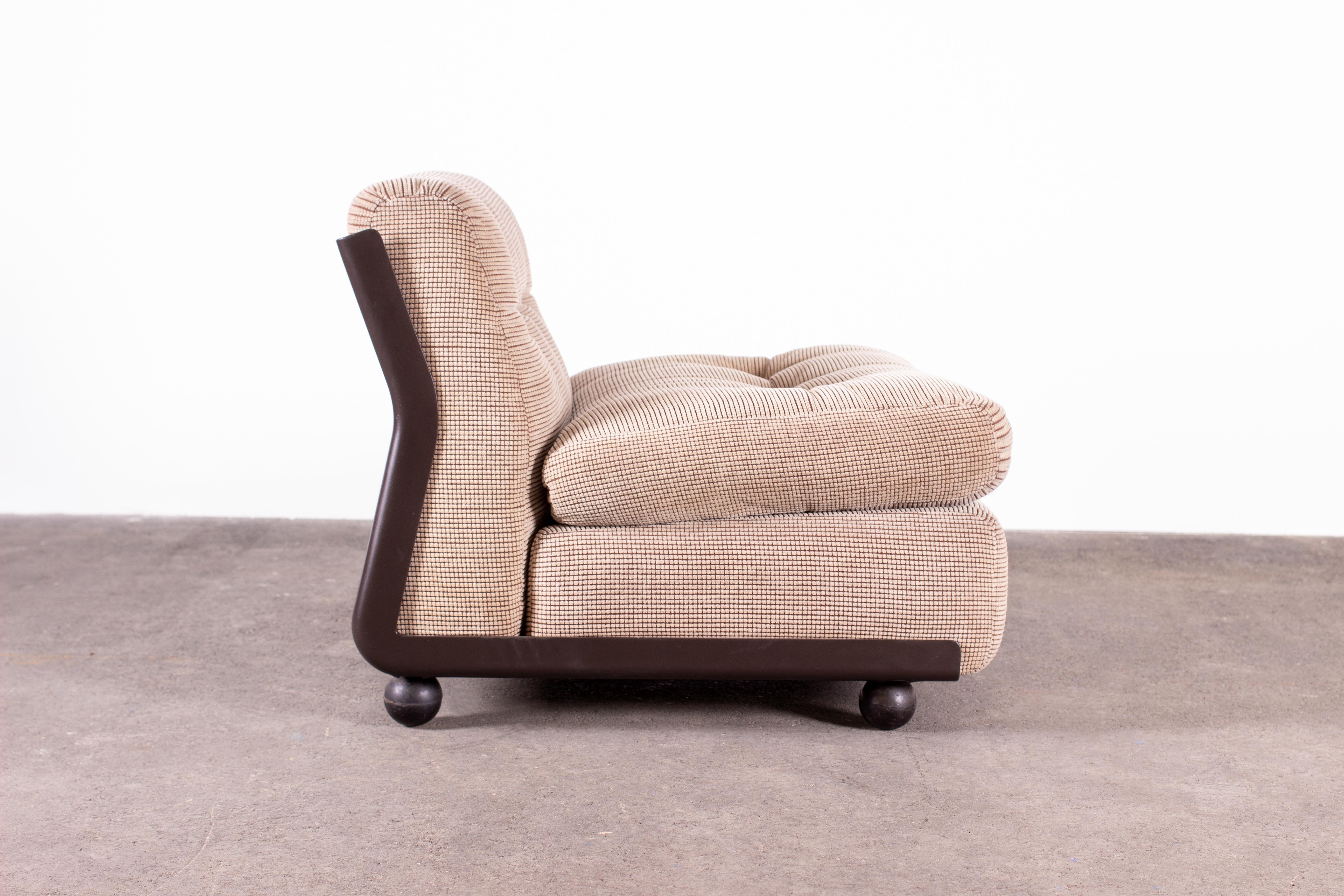 20th Century 4 Amanta Lounges by Mario Bellini for B&B Italia in Original Upholstery