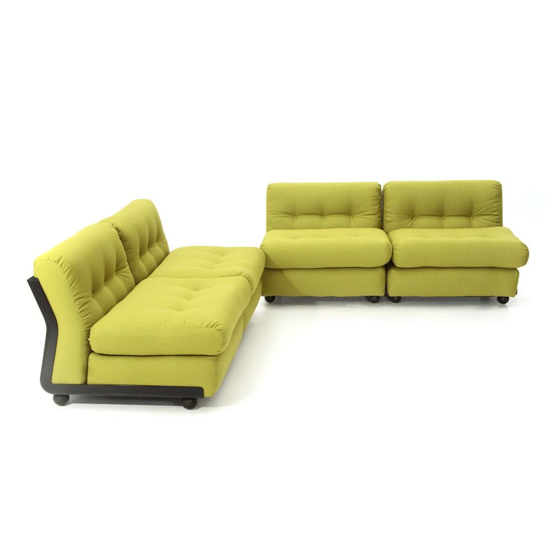 4 'Amanta' Modular Armchairs by Mario Bellini for B&B, 1970s For Sale 1