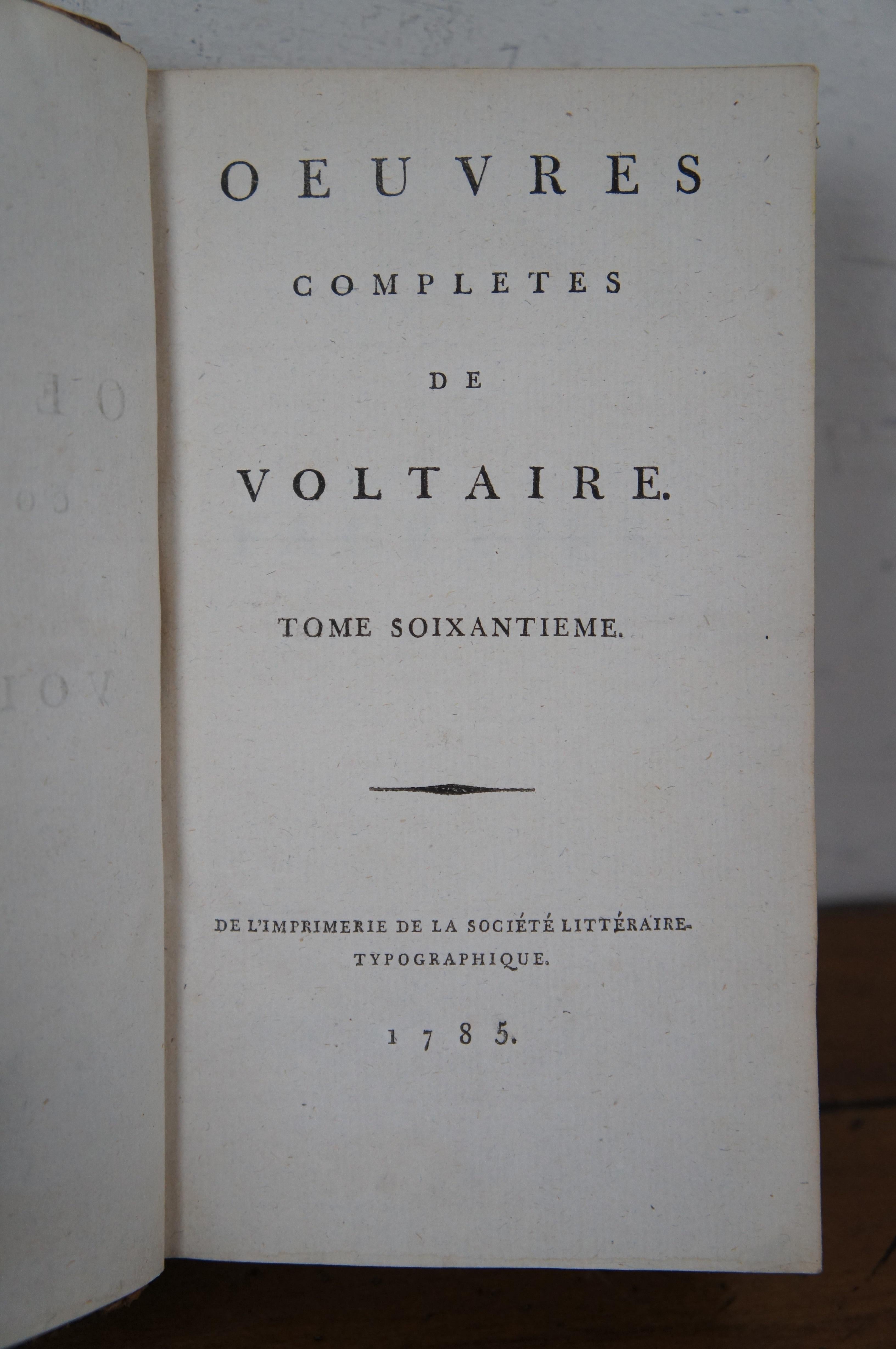 XIXe siècle 4 Livres anciens 18ème et 19ème français reliés en cuir Paris France en vente