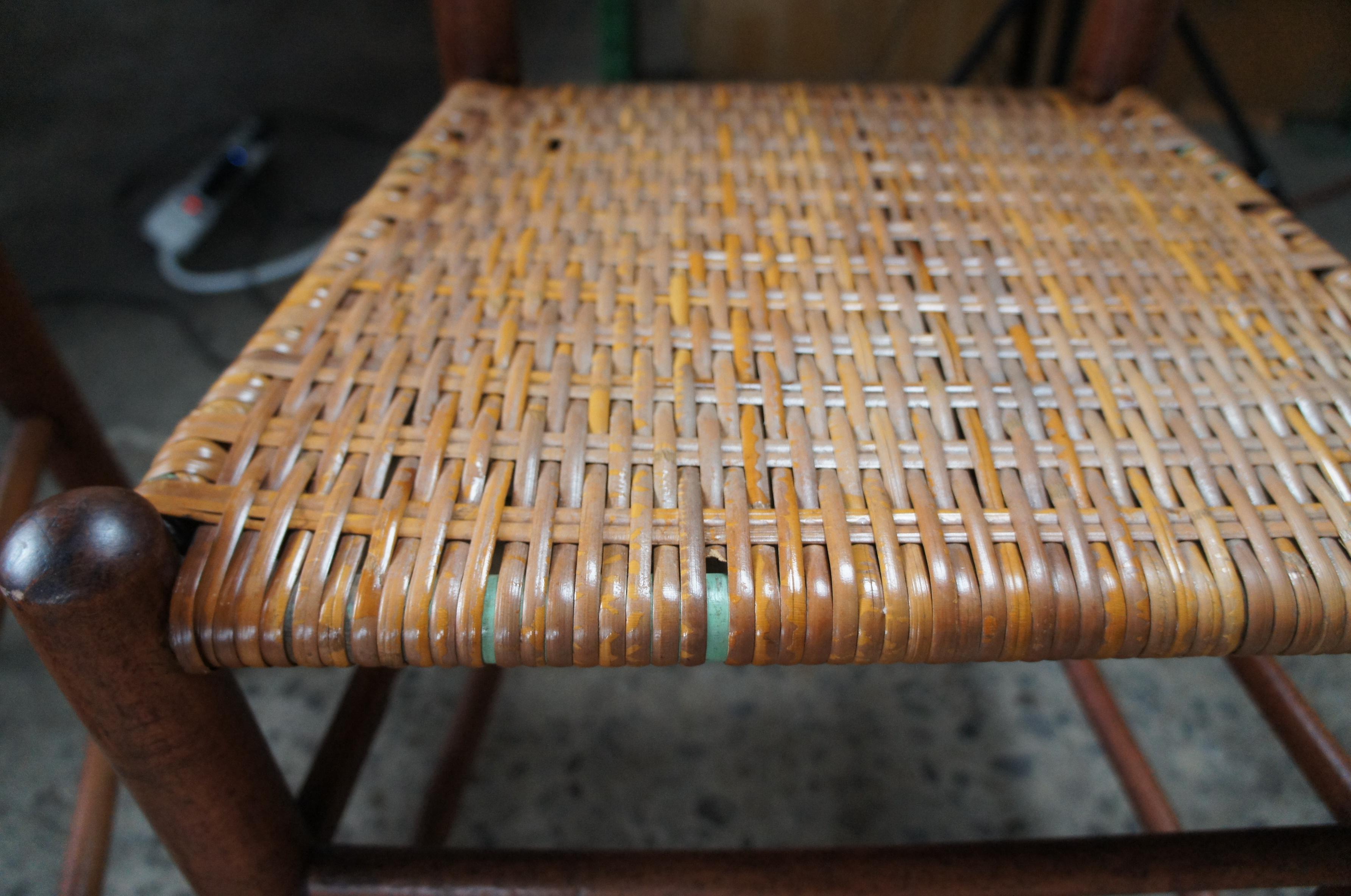 woven seat antique chairs