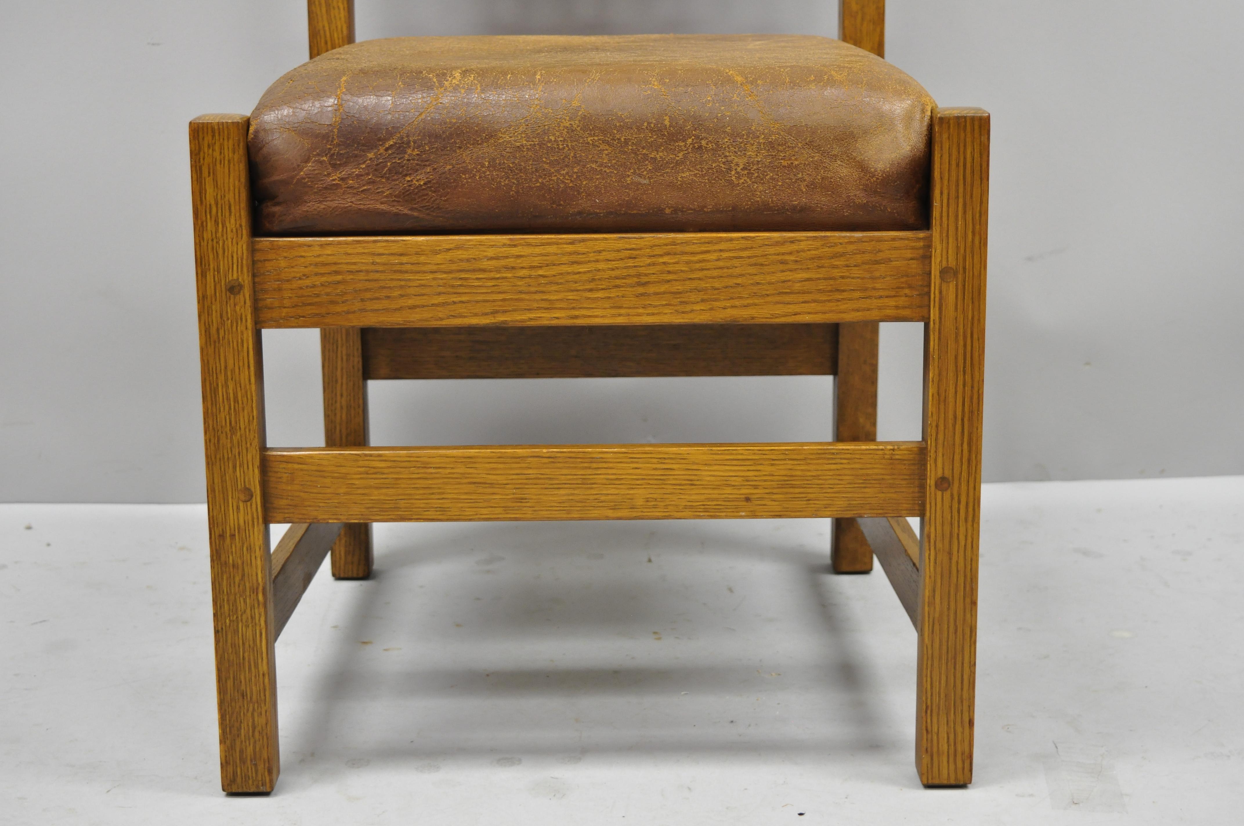 antique mission dining chairs