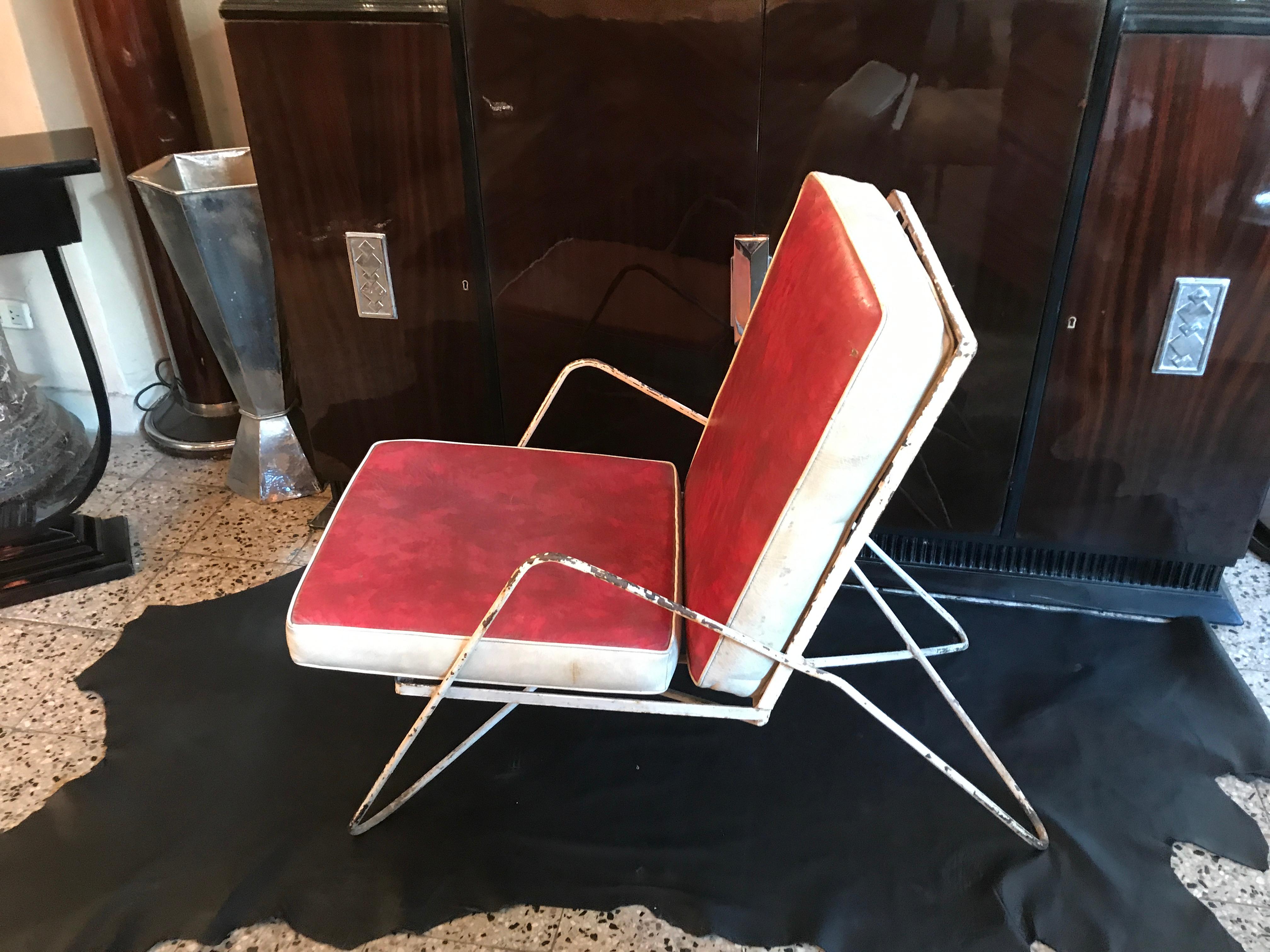Mid-20th Century 4 Armchairs 1960, Italian For Sale