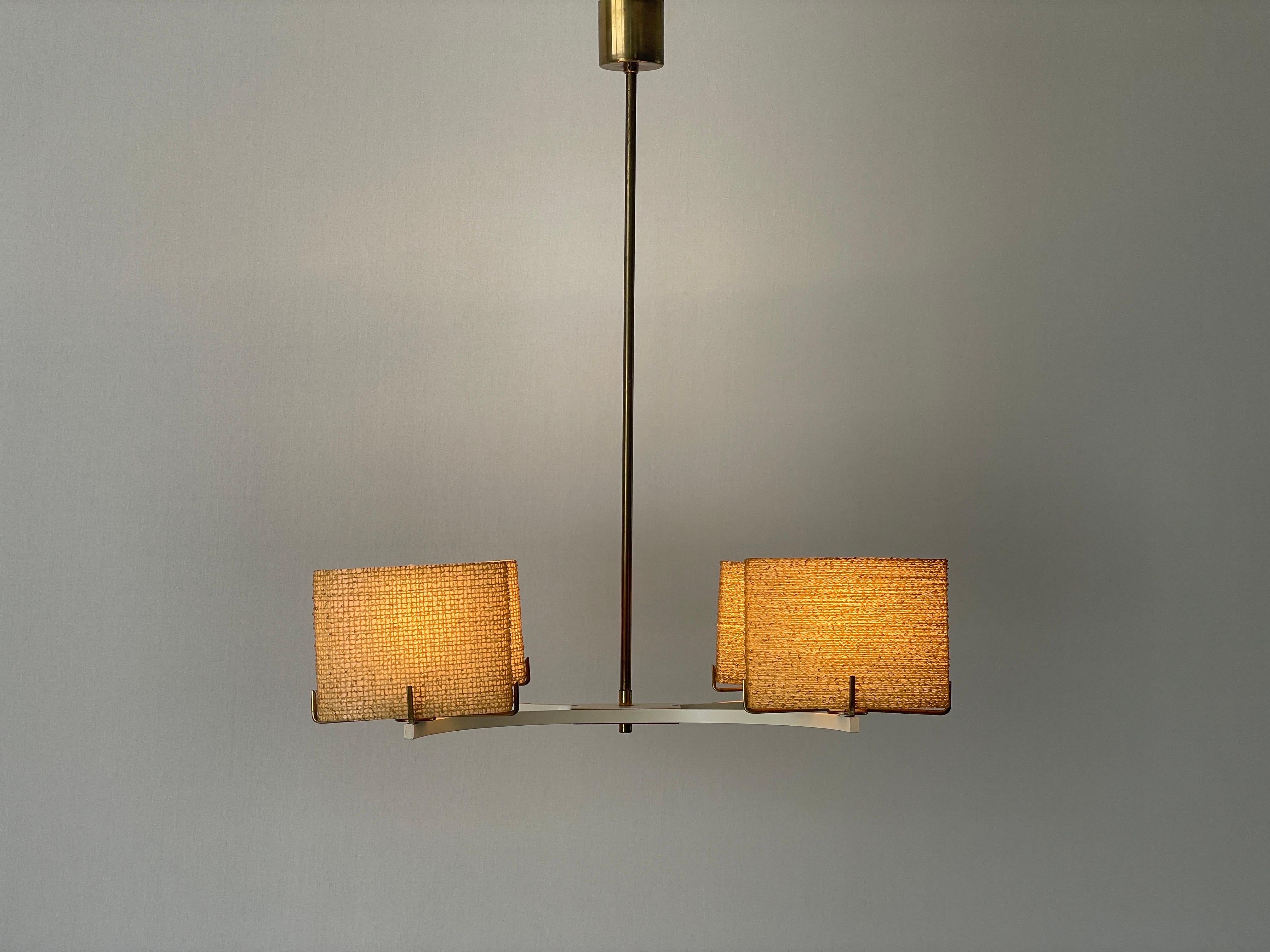 Araña de 4 brazos de fibra de vidrio, Atribuida a Maison Arlus, Años 60, Alemania en venta 7