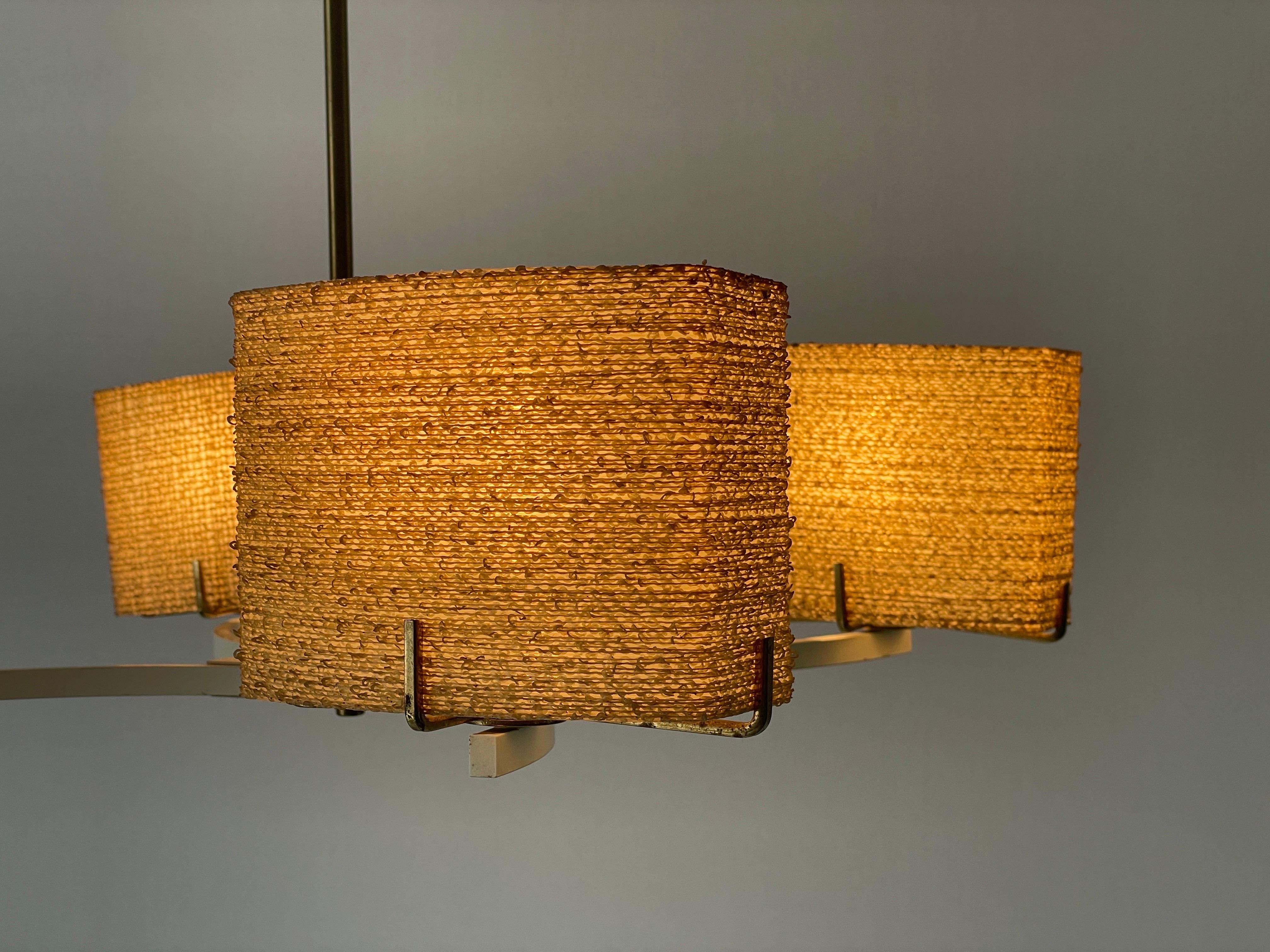 Araña de 4 brazos de fibra de vidrio, Atribuida a Maison Arlus, Años 60, Alemania en venta 11