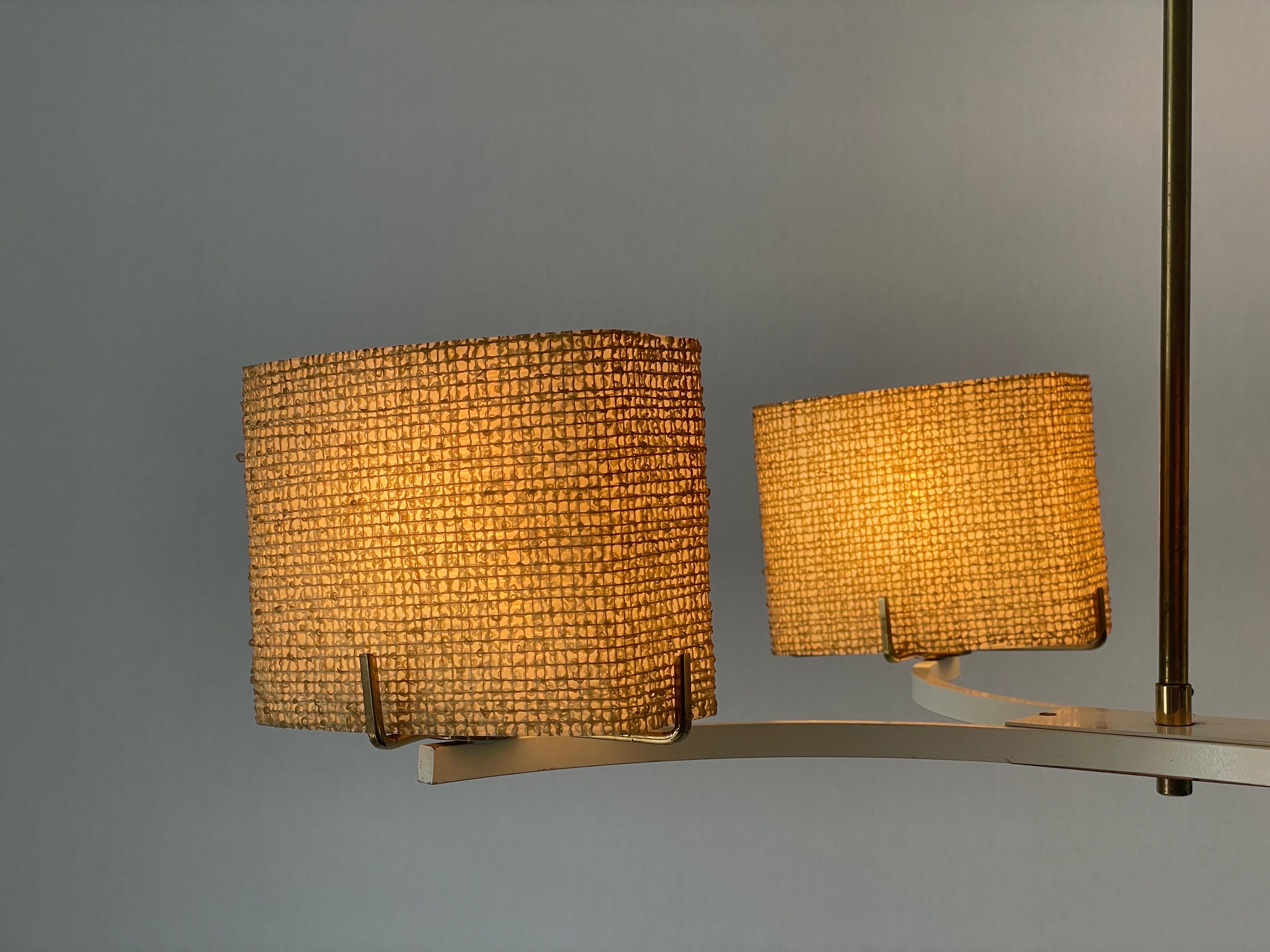 Araña de 4 brazos de fibra de vidrio, Atribuida a Maison Arlus, Años 60, Alemania en venta 12