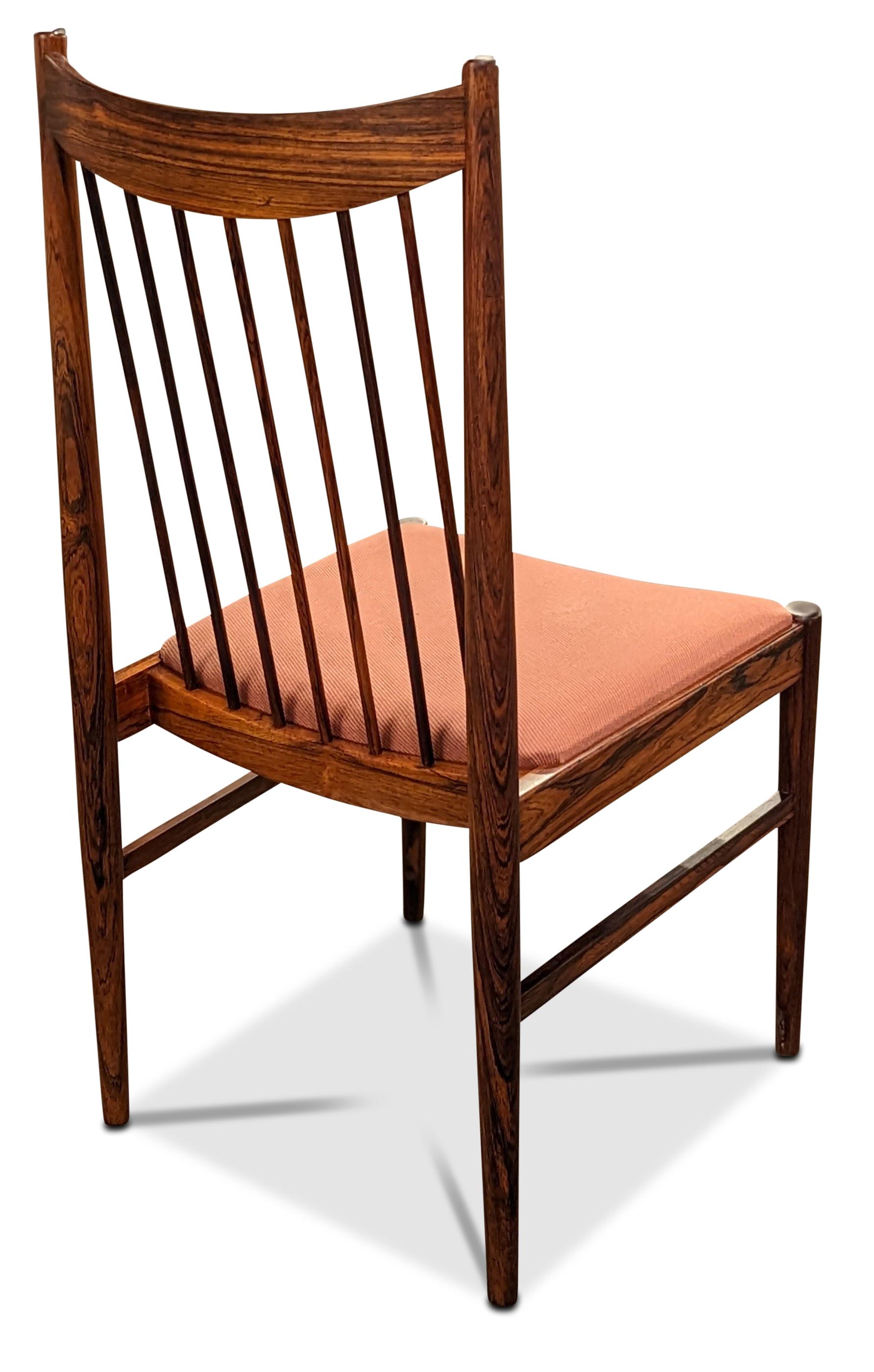 4 Arne Vodder / Sibast Rosewood Chair, 012323 Vintage Danish Midcentury For Sale 1