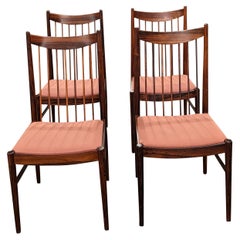 4 Arne Vodder / Sibast Rosewood Chair, 012323 Vintage Danish Midcentury