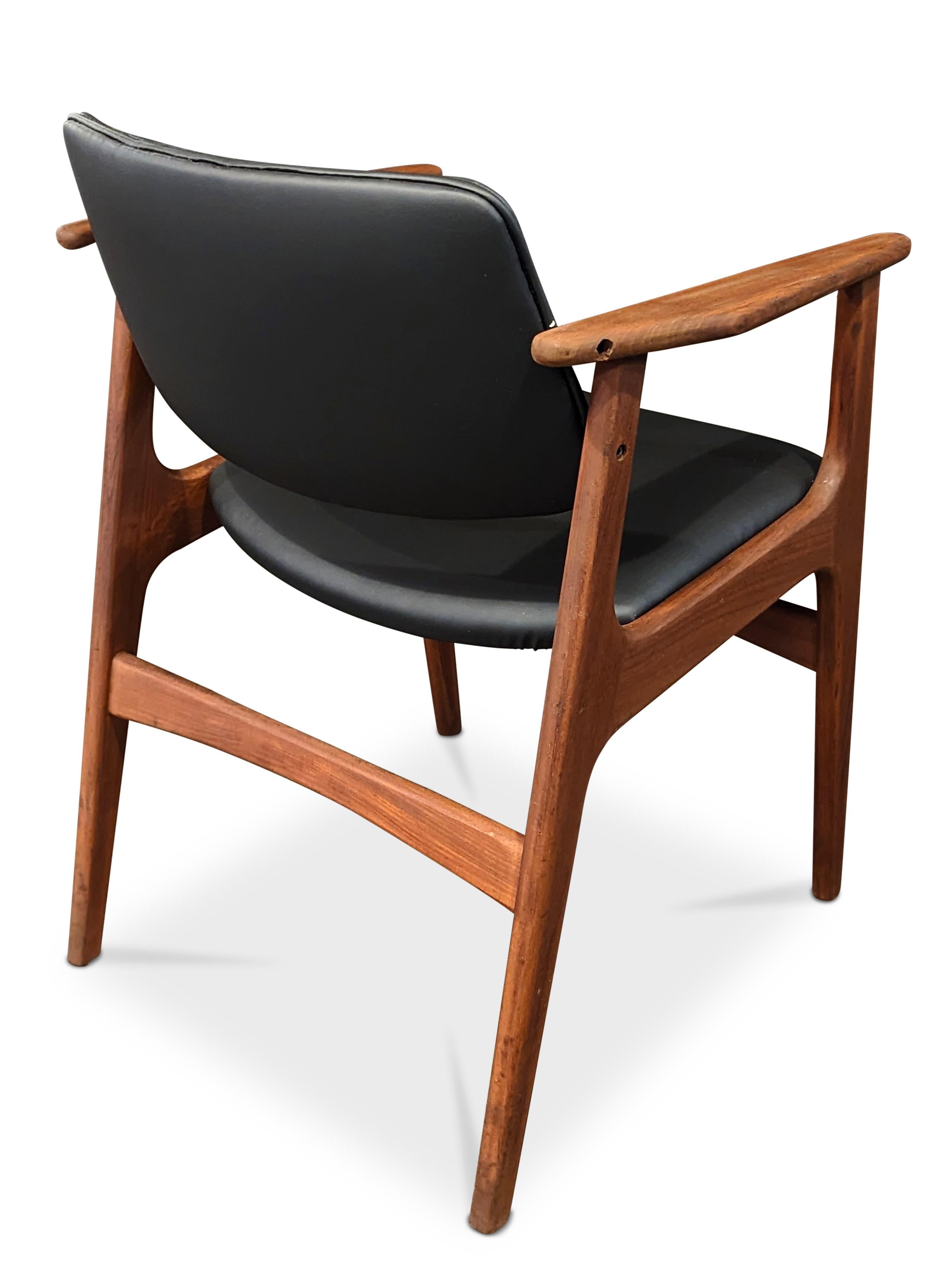 4 Arne Vodder Teak Arm Chairs - 072312 Vintage Danish Mid Century 1