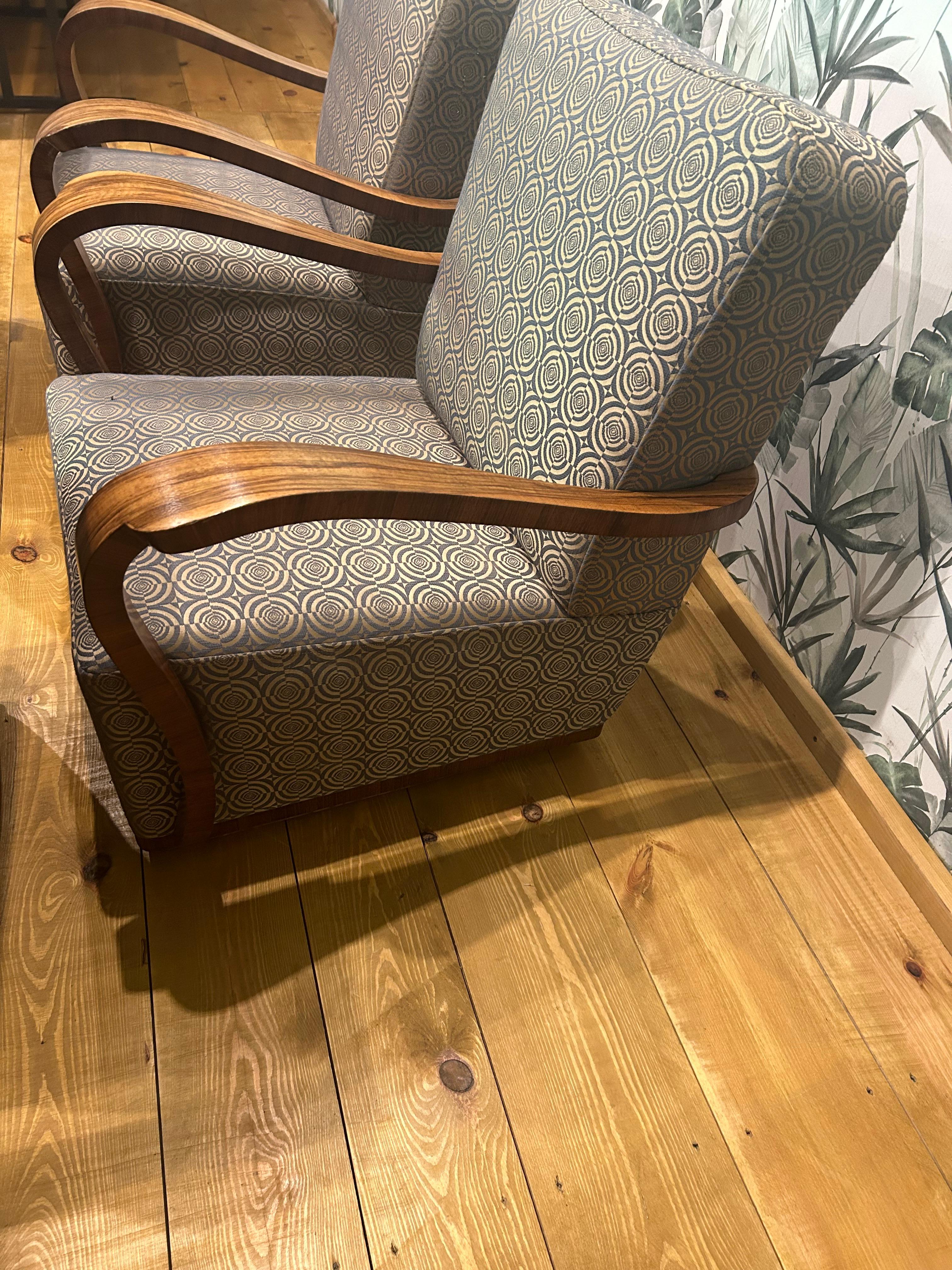 4 Sillón Art Déco en venta 5