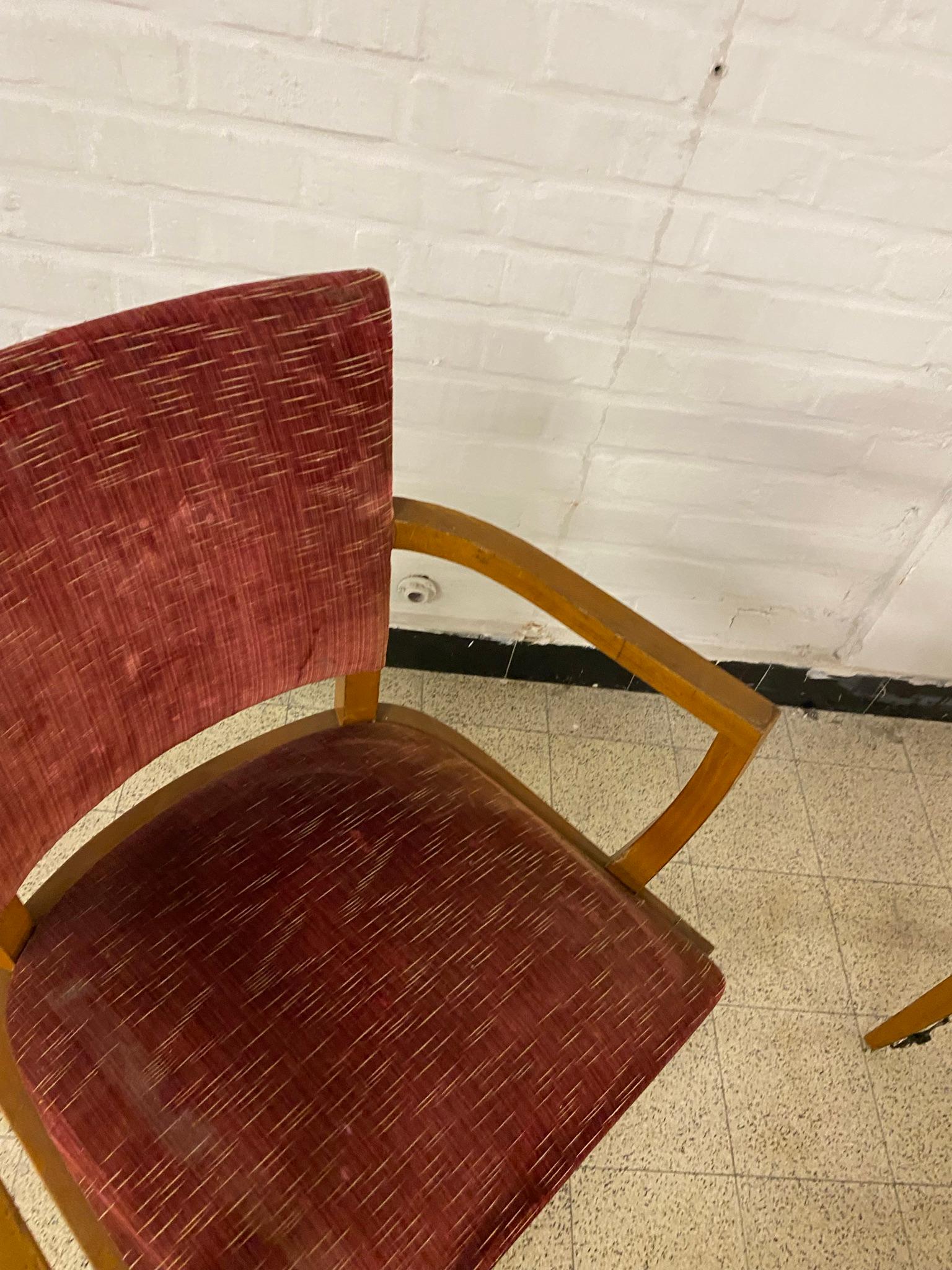 4 Art Deco Armchairs, circa 1930 / 1940 For Sale 3