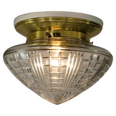 Antique Art Deco Ceiling Lamps, Vienna, Around 1920s
